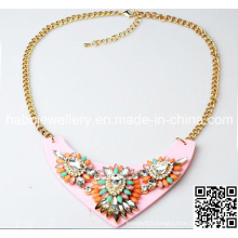 Fashion Jewelry/ New Design Shourouk Style Resin Stone Necklace (XJW13238)